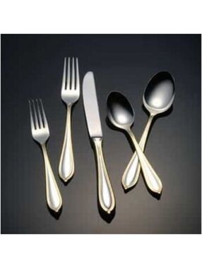 Yamazaki Ariana Gold Accent Flatware - Your Choice
